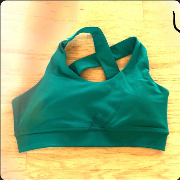 TONED Emerald Green High Support Sports Bra - Picture 2 of 4